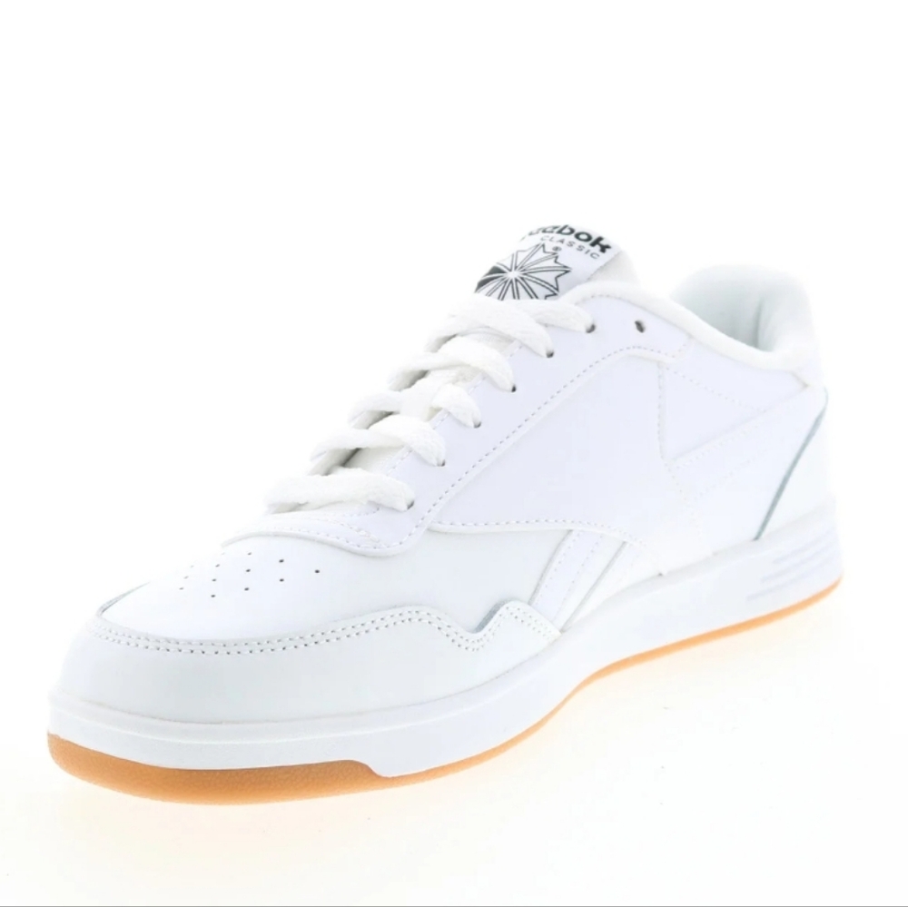 NWT Men' Reebok Club Memt White Sneakers Leather Low-Top - Picture 5 of 10